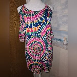 Rouge! Vibrant Tie-Dye Tunic